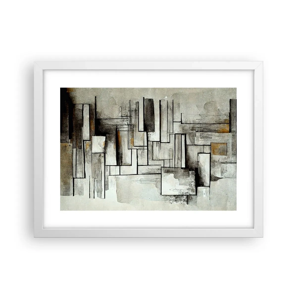 Poster in een witte lijst - De kracht van eenvoud - 40x30 cm