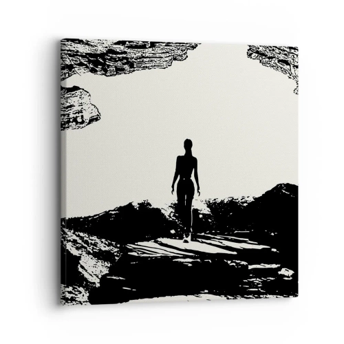 Schilderen op canvas - Een nieuwe kijk - 30x30 cm