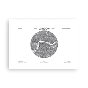 Poster - Anatomie van Londen  - 70x50 cm