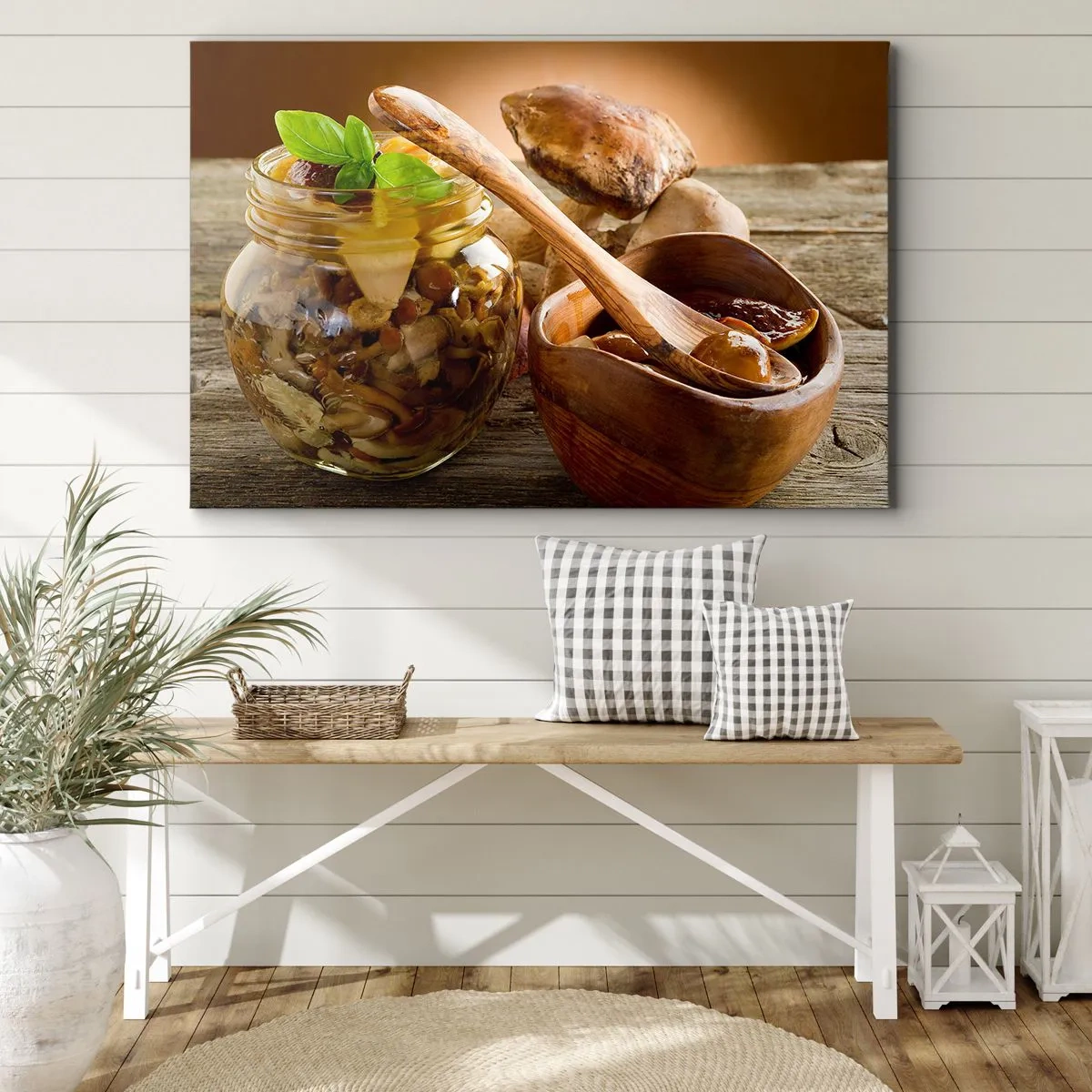 Schilderen op canvas - Of het nu vers of gezouten is, of in het herfstseizoen ... - 100x70 cm