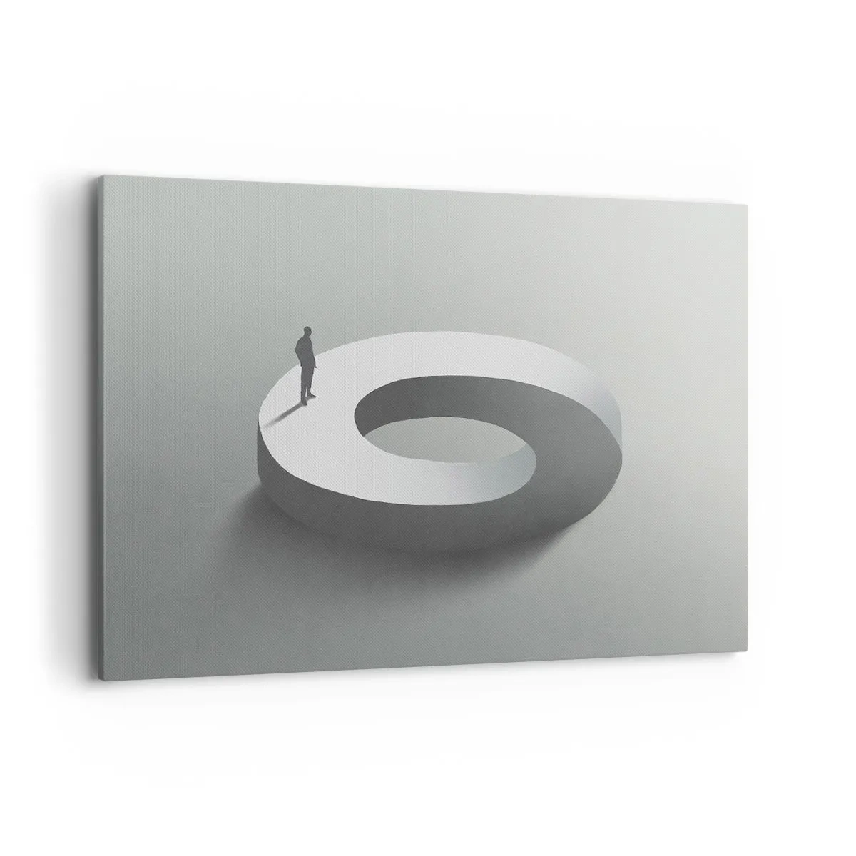 Schilderen op canvas - En wees hier slim - 120x80 cm