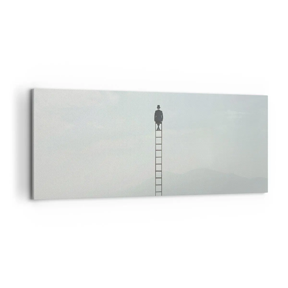 Schilderen op canvas - Stap verder op! - 100x40 cm