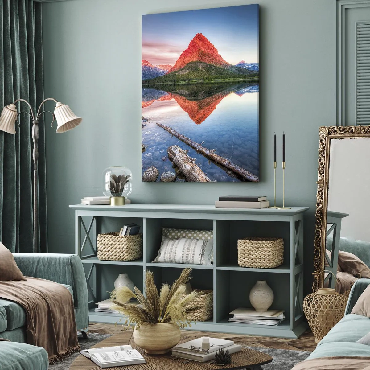 Schilderen op canvas - Warmte en koude - 50x70 cm