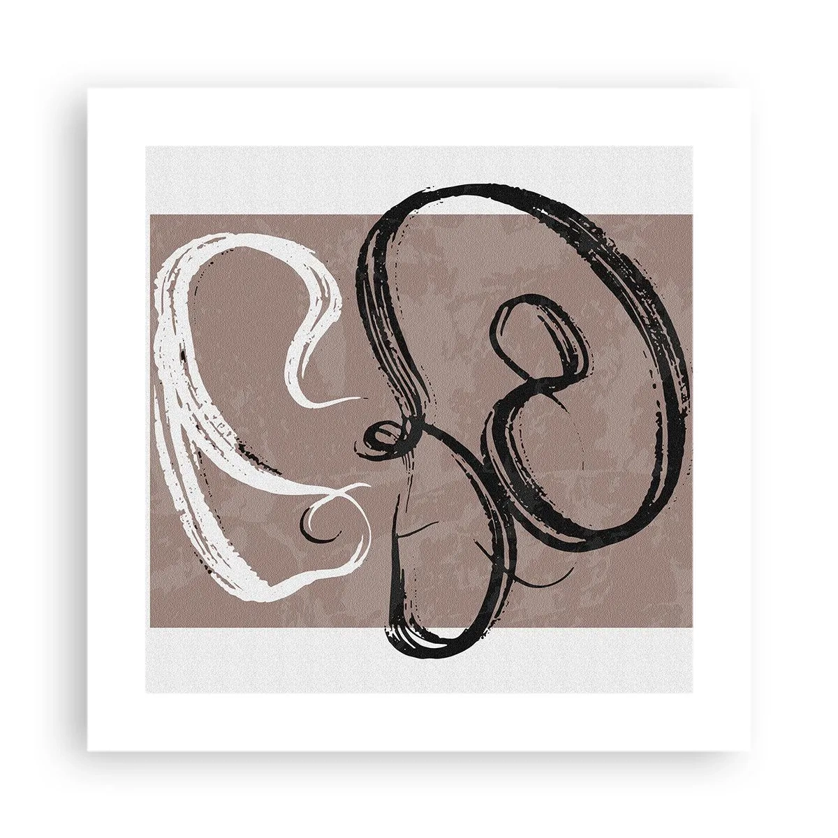 Poster - Compositie – de zoektocht naar volheid - 40x40 cm