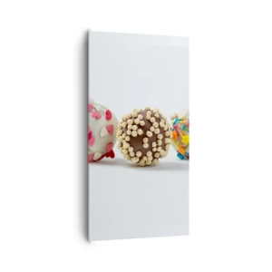 Schilderen op canvas - Het leven kan zoet zijn - 65x120 cm