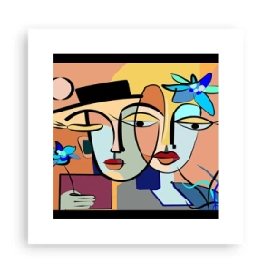 Poster - Picasso's randez-vous - 30x30 cm