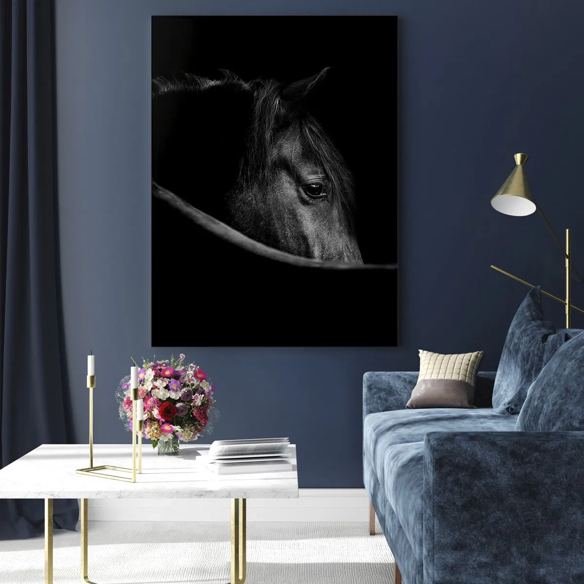 Schilderen op glas - Zwarte Prins - 50x70 cm