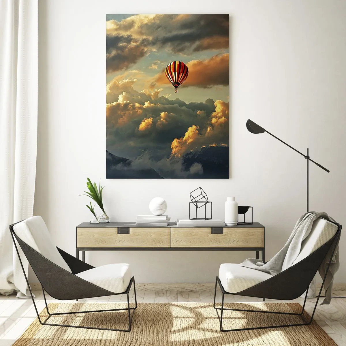 Schilderen op glas - Ik vlieg omdat ik dat wil - 50x70 cm