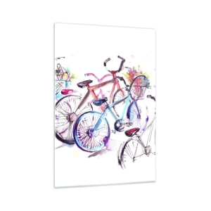 Schilderen op glas - Congres van de Antymoto-club - 70x100 cm