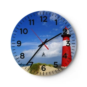 Wandklok - Klok - Een droom eenzame plek - 30x30 cm