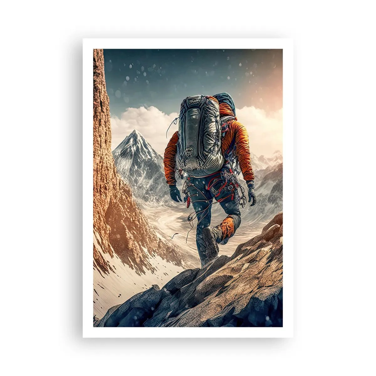 Poster - Eenzame strijder - 70x100 cm