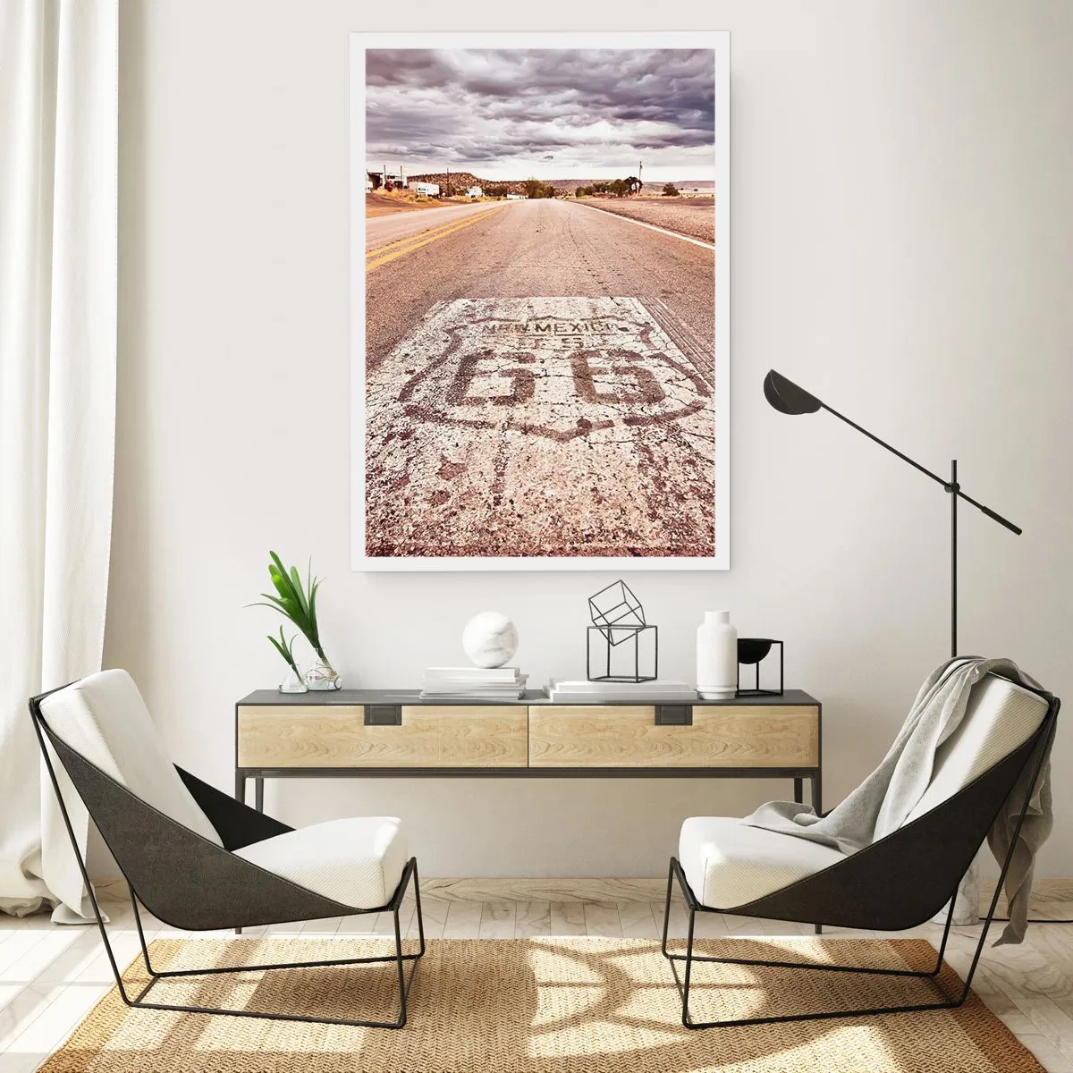 Poster - Mother Road - een Amerikaanse legende - 61x91 cm