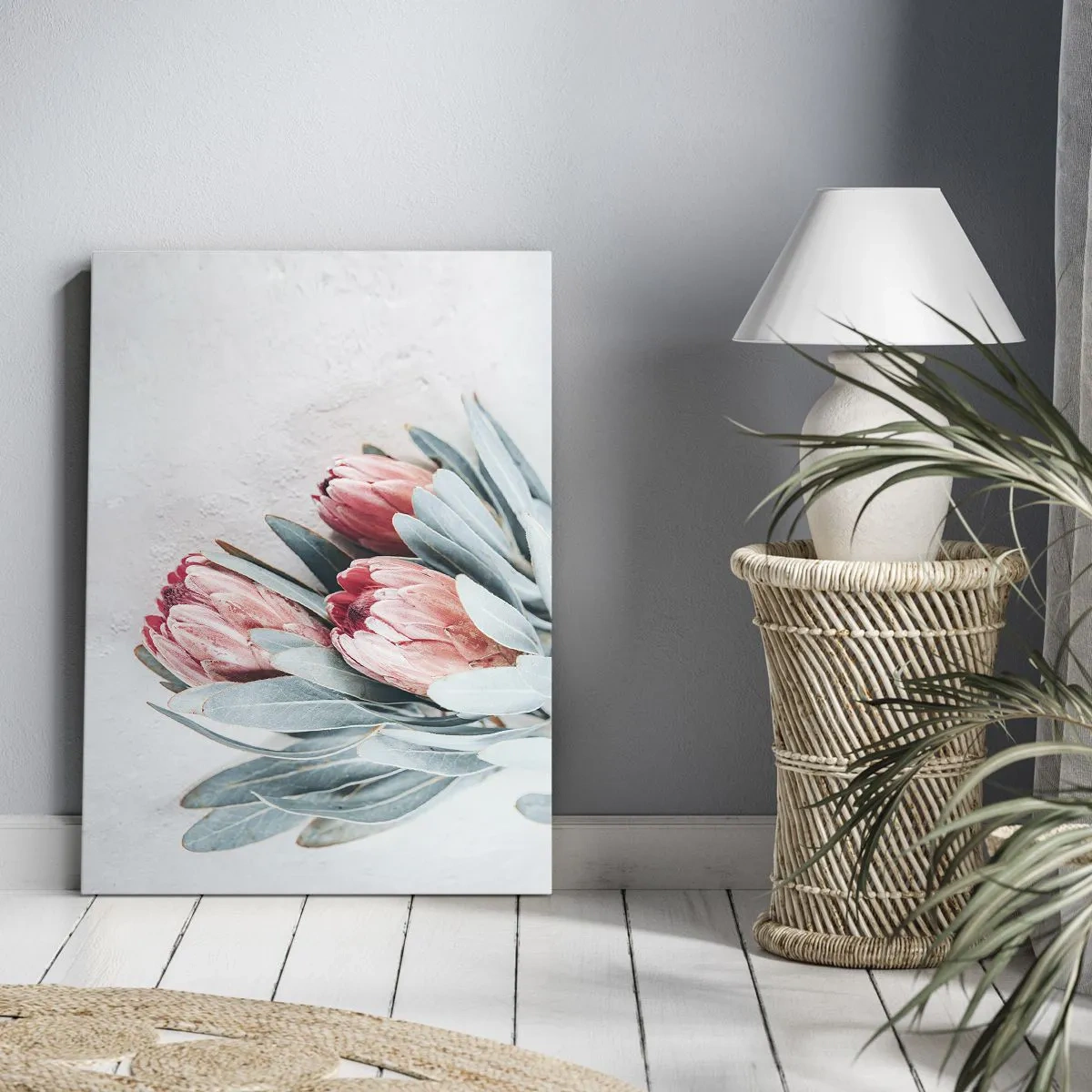 Schilderen op canvas - Schaamt zich voor hun eigen schoonheid - 80x120 cm