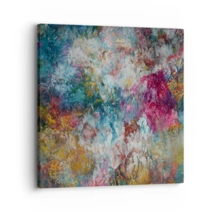 Schilderen op canvas - Volledig in bloei - 30x30 cm