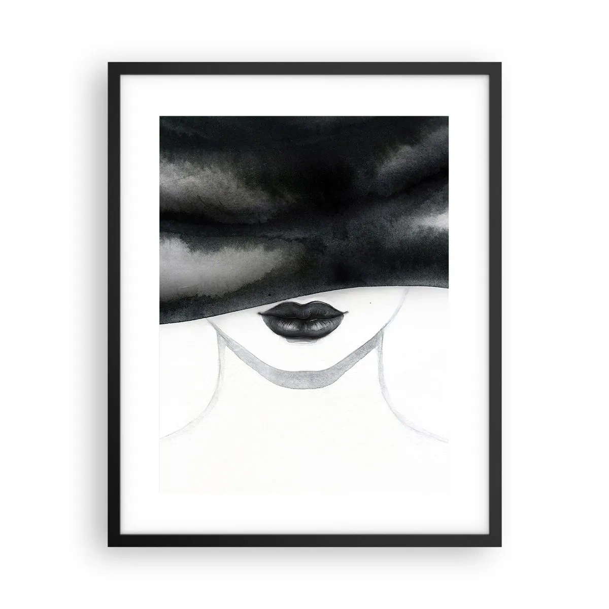 Poster in een zwarte lijst - Een sensueel mysterie - 40x50 cm