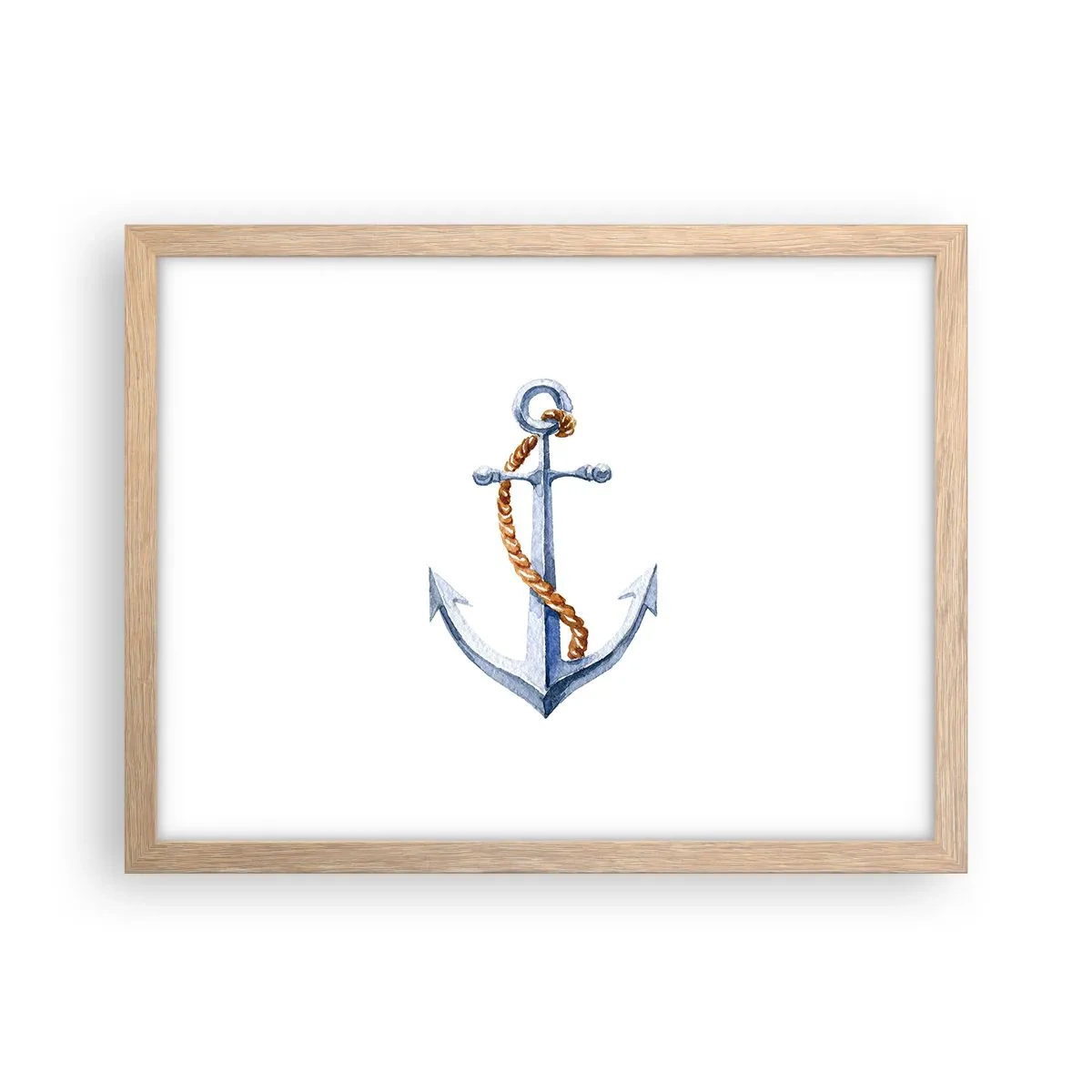 Een poster in een licht eiken lijst - Ahoi avontuur! - 40x30 cm