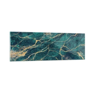 Schilderen op glas - Goudmijn - 90x30 cm