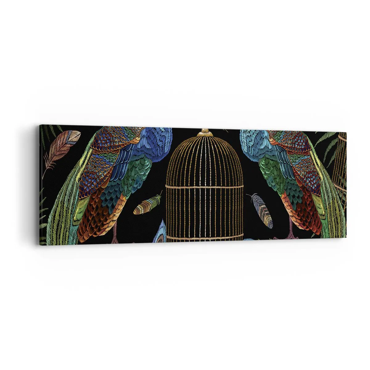 Schilderen op canvas - In koninklijke gewaden - 90x30 cm