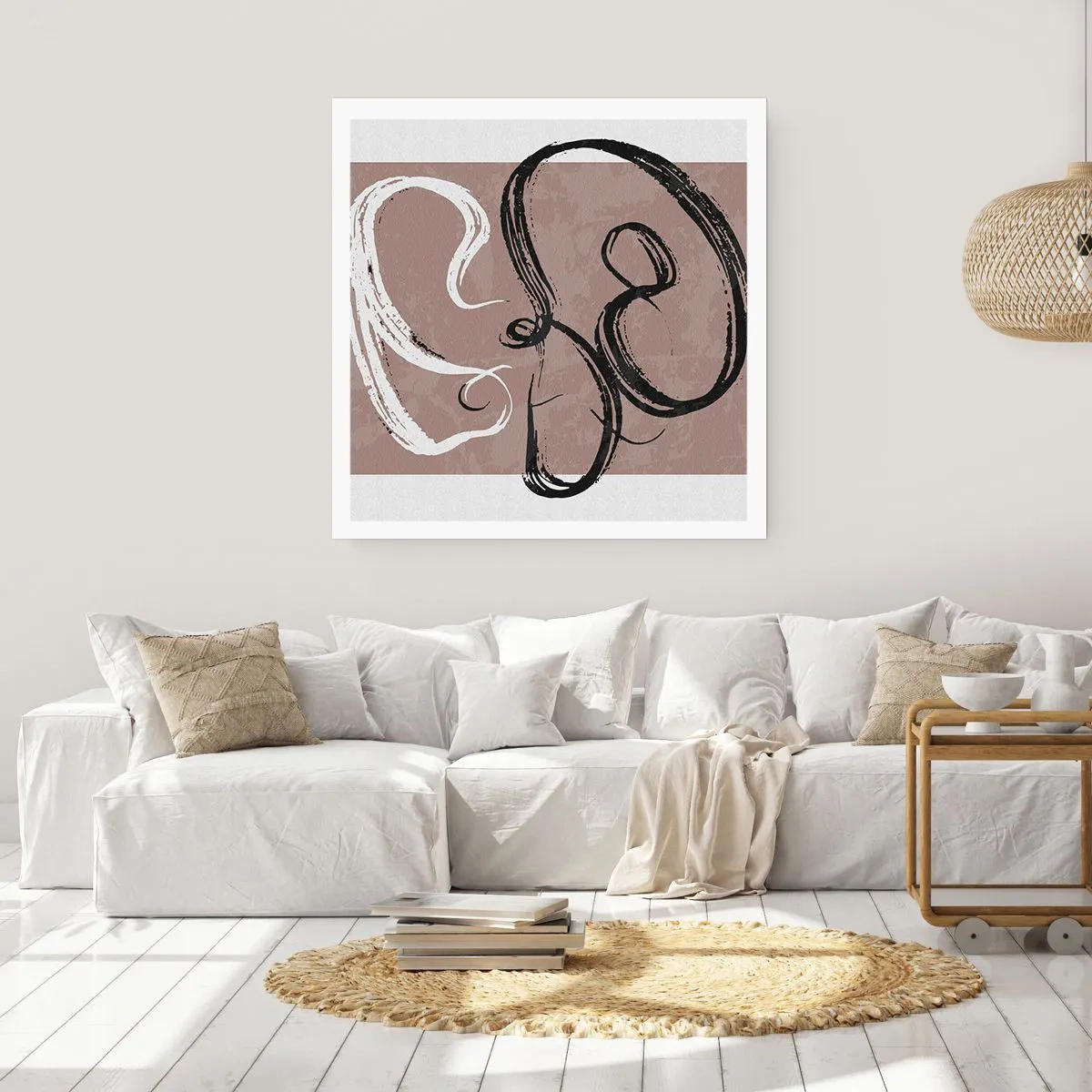 Poster - Compositie – de zoektocht naar volheid - 40x40 cm