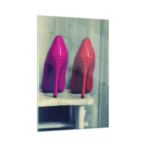 Schilderen op glas - Loop op de regenboog - 80x120 cm