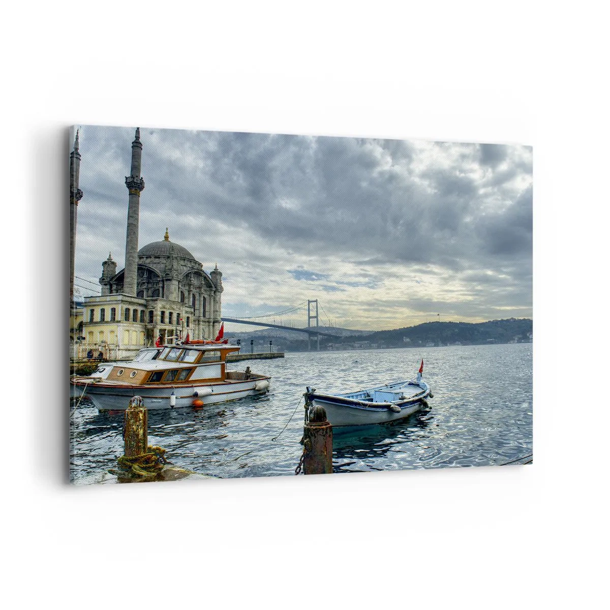 Schilderen op canvas - Op de grens van de werelden - 100x70 cm