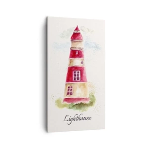 Schilderen op canvas - Er is altijd goed weer in de buurt - 45x80 cm