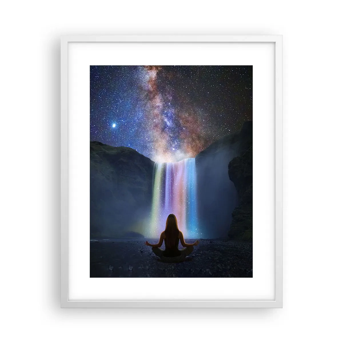 Poster in een witte lijst - Absolute harmonie - 40x50 cm