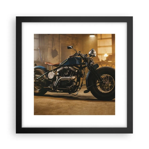Poster in een zwarte lijst - Ik kan alles - 30x30 cm