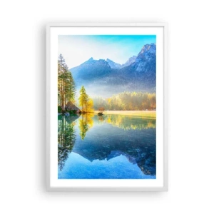 Poster in een witte lijst - Majesteit en zoetheid - 50x70 cm