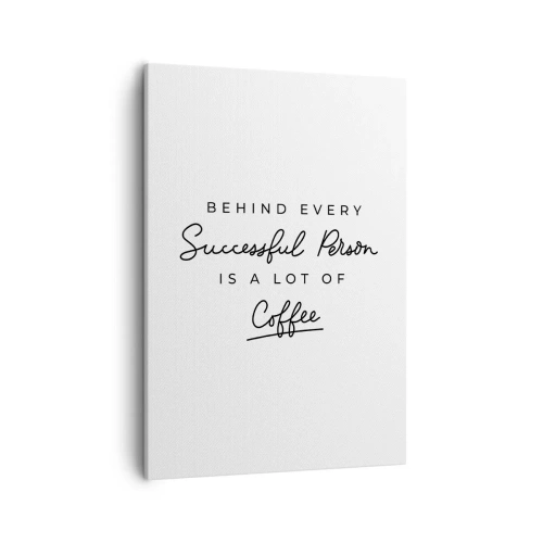 Schilderen op canvas - Het geheim van succes - 50x70 cm