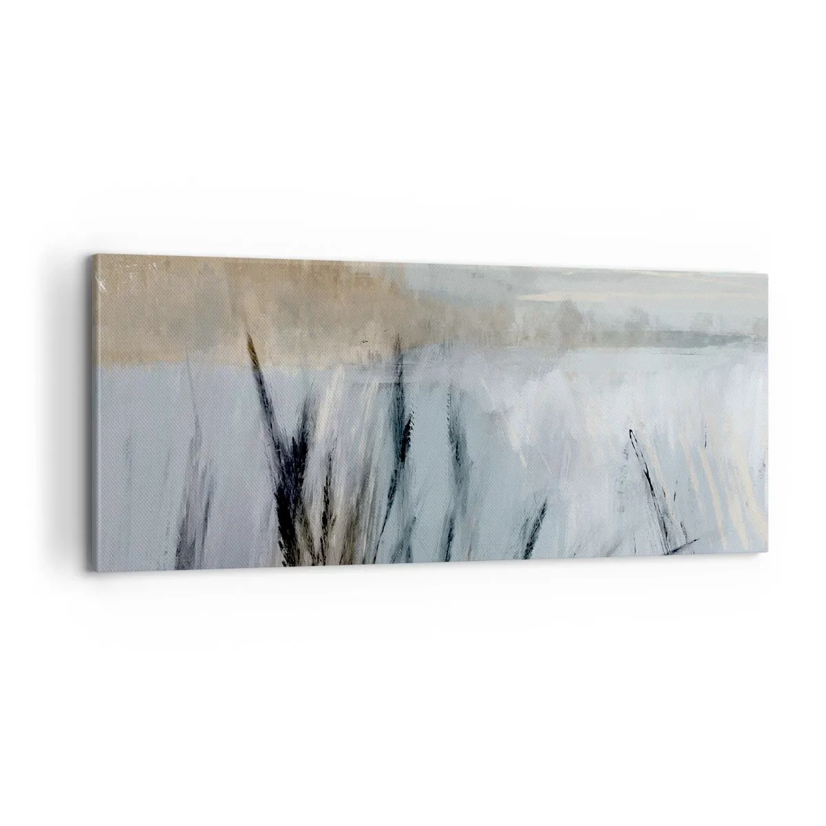 Schilderen op canvas - Wintervelden - 100x40 cm