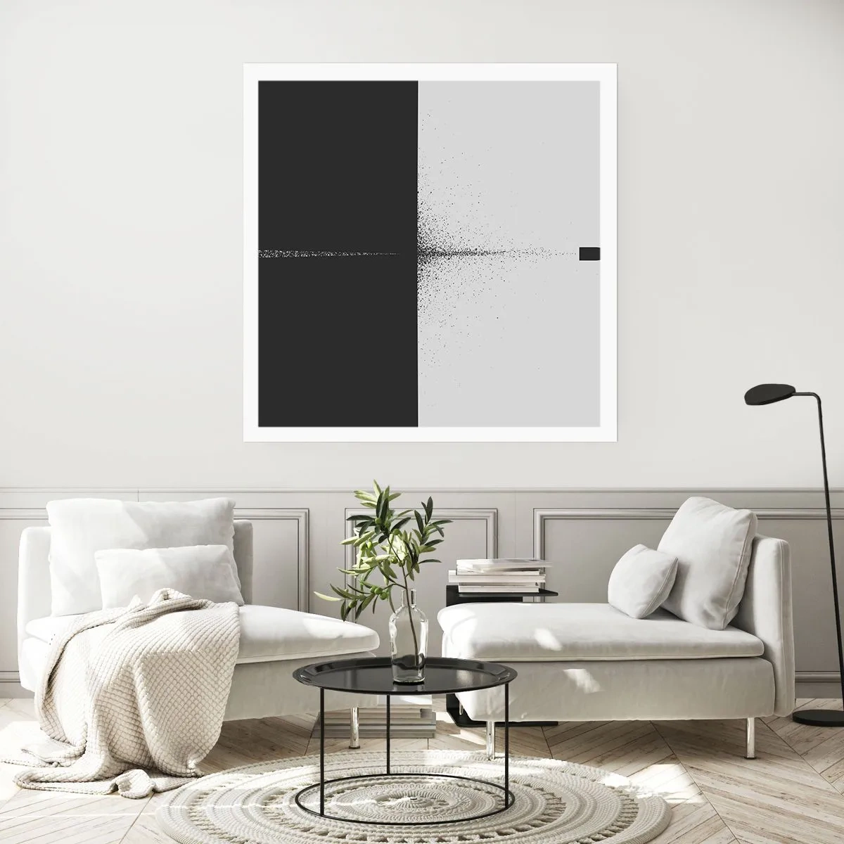 Poster - Rechtstreeks naar het doel - 40x40 cm