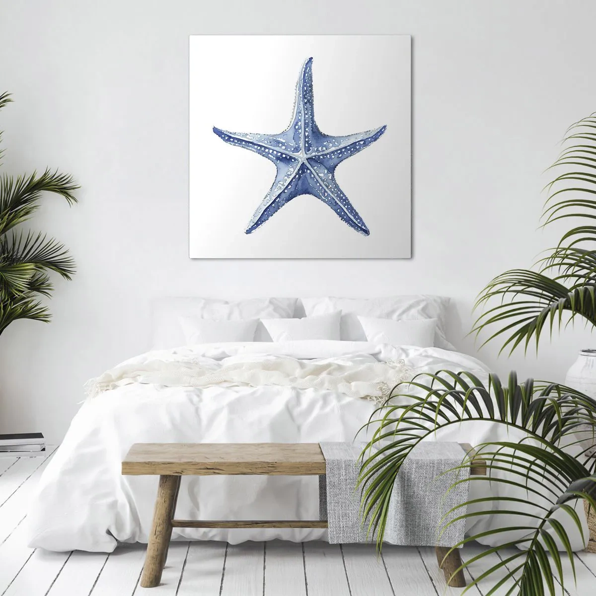 Schilderen op canvas - Ster van de zee - 70x70 cm