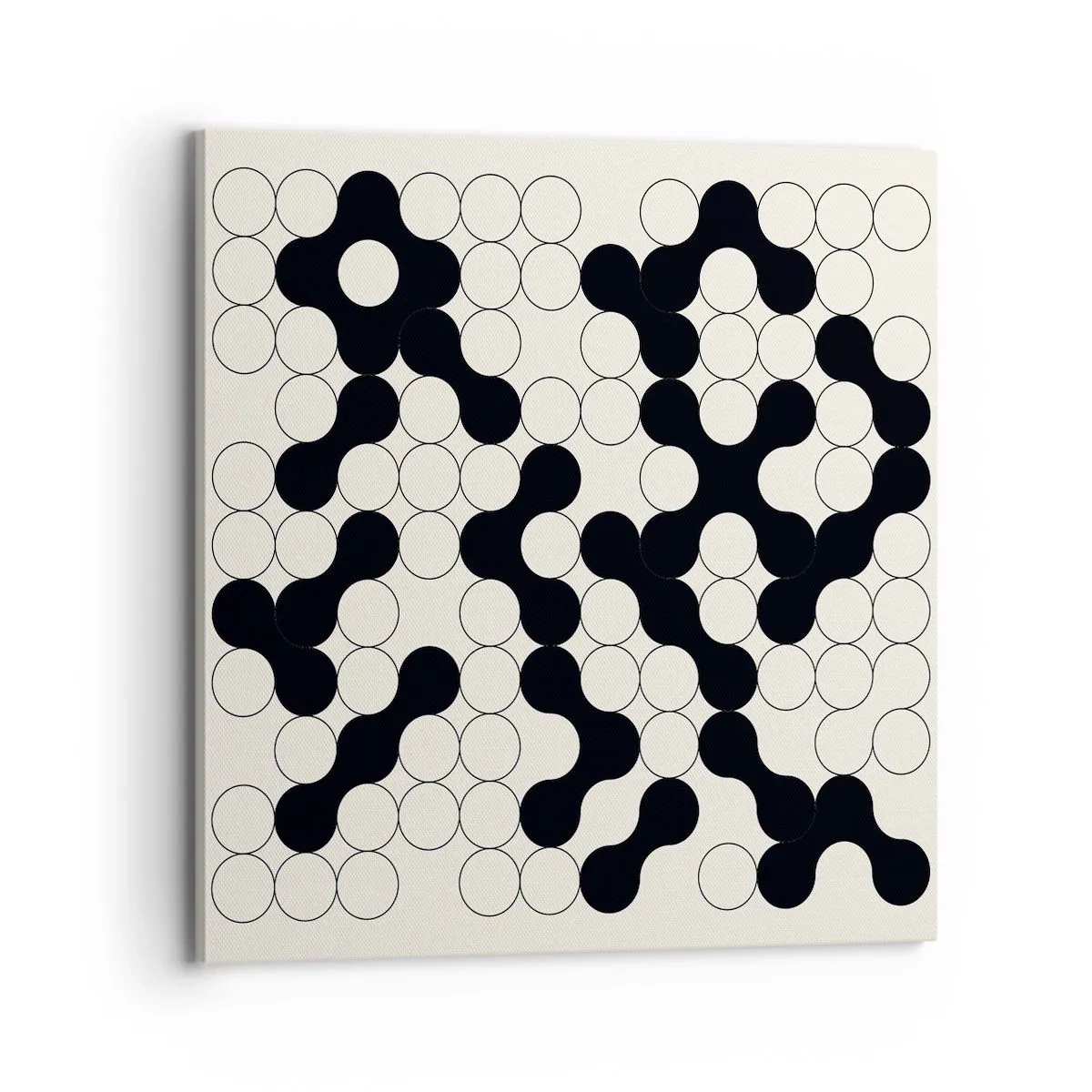 Schilderen op canvas - Chinees spel – variatie - 70x70 cm