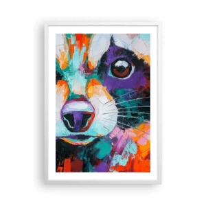 Poster in een witte lijst - Alleen goede emoties - 50x70 cm