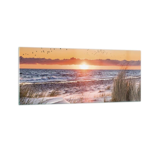Schilderen op glas - Horizontaal landschap - 100x40 cm