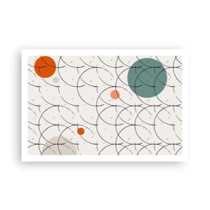 Poster - In de pop-art-sfeer - 91x61 cm