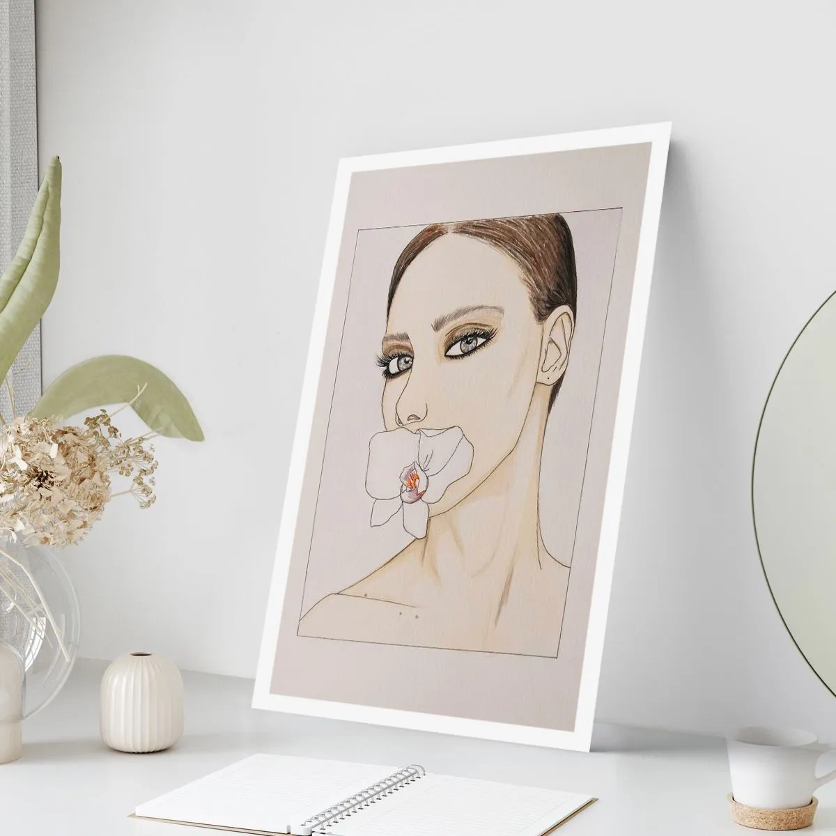 Poster - Een symbool van elegantie en schoonheid - 50x70 cm