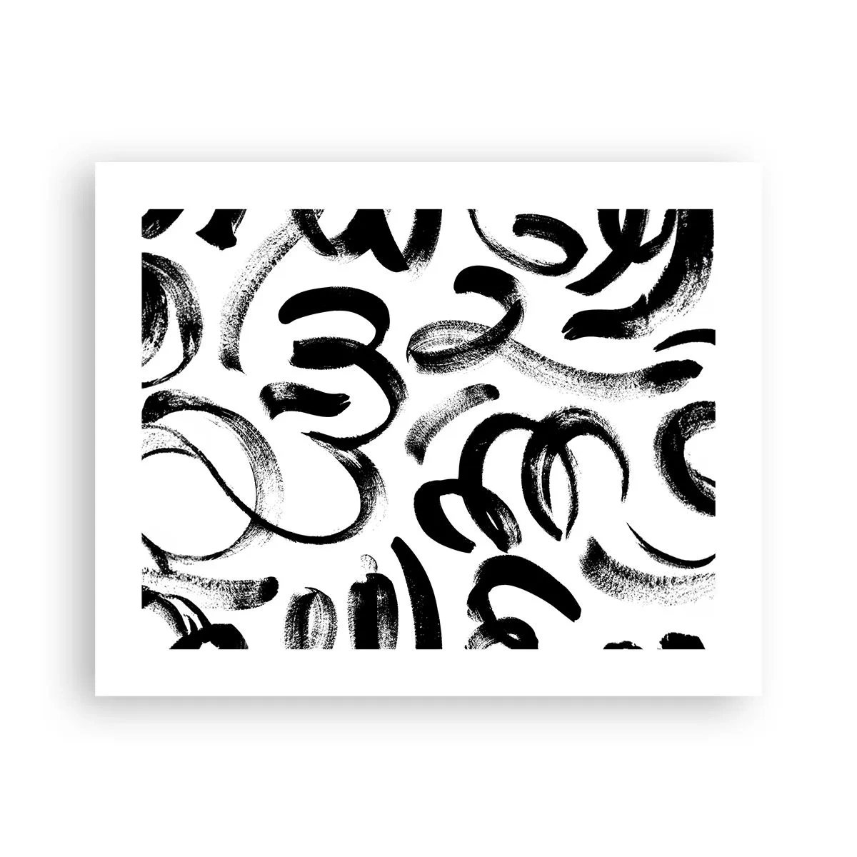 Poster - Zwart op wit - 50x40 cm