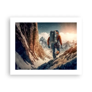 Poster - Eenzame strijder - 50x40 cm