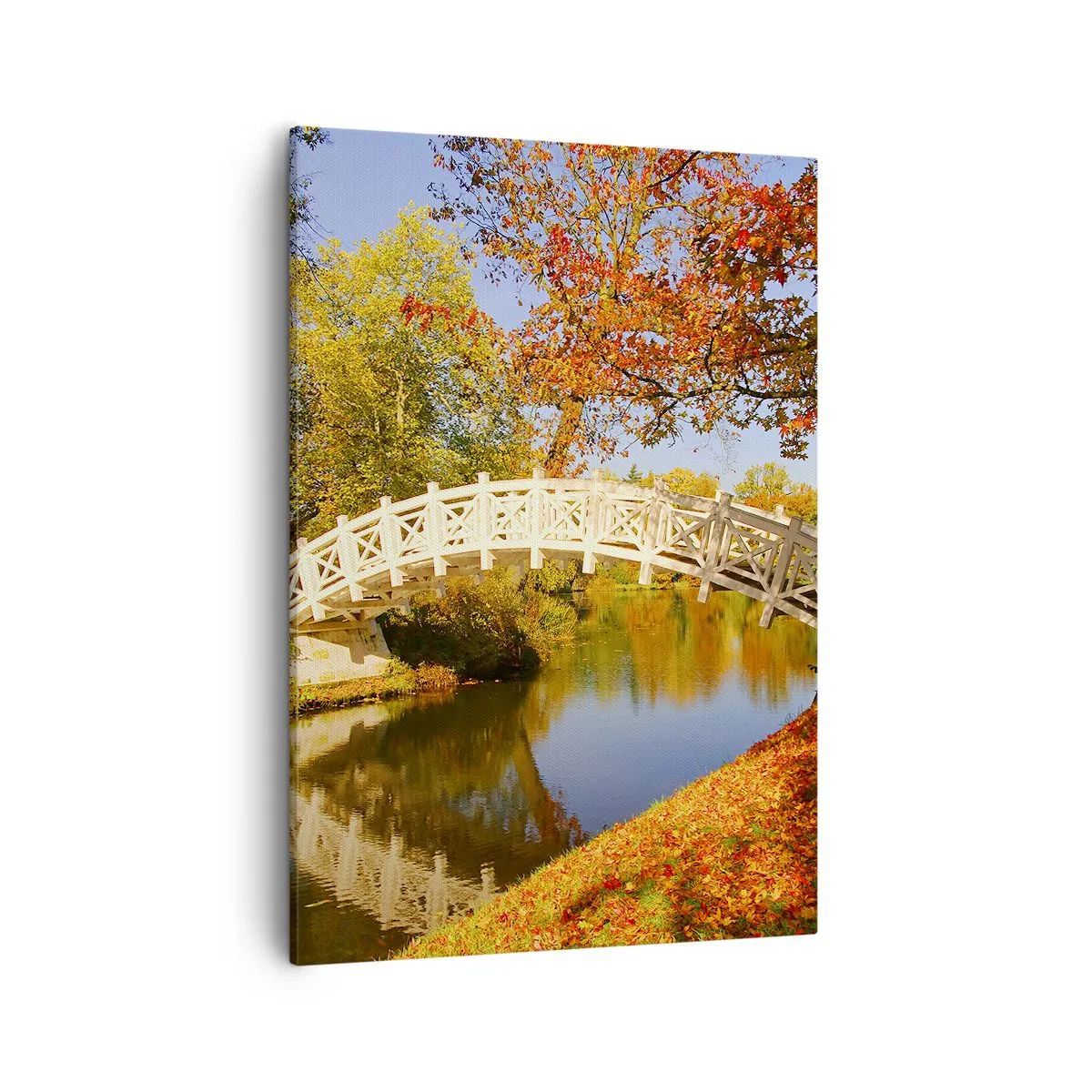 Schilderen op canvas - Op de witte brug der zuchten - 50x70 cm