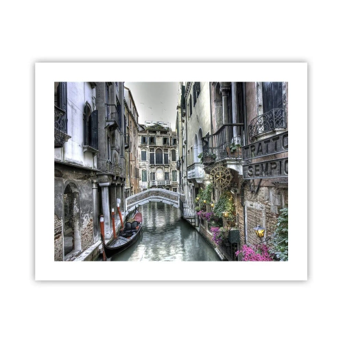 Poster - Eeuwenlang in stille reflectie - 50x40 cm