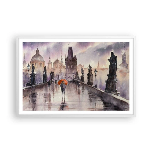 Poster in een witte lijst - Mensen veranderen niet - 91x61 cm