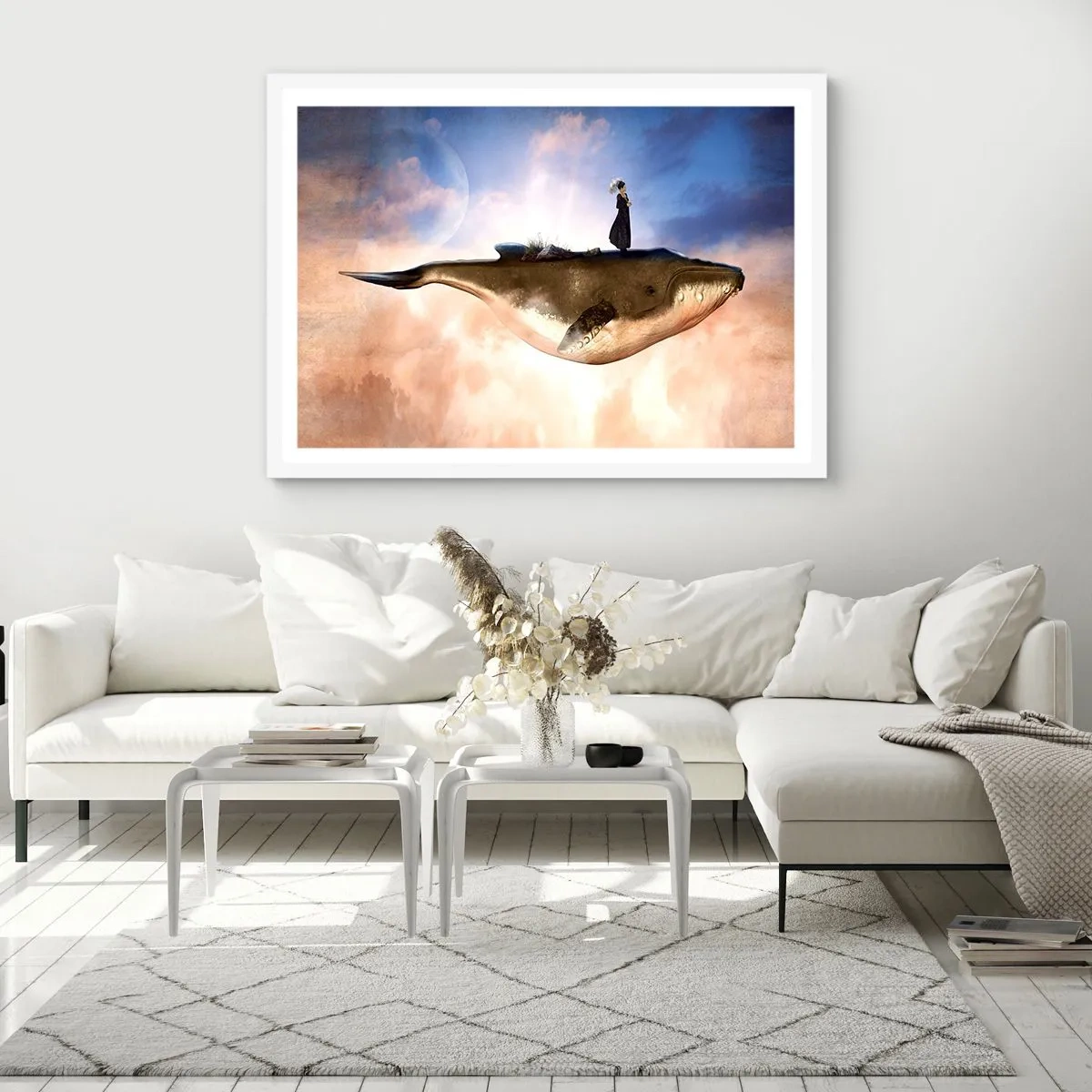 Poster in een witte lijst - Een echte reis - 40x30 cm