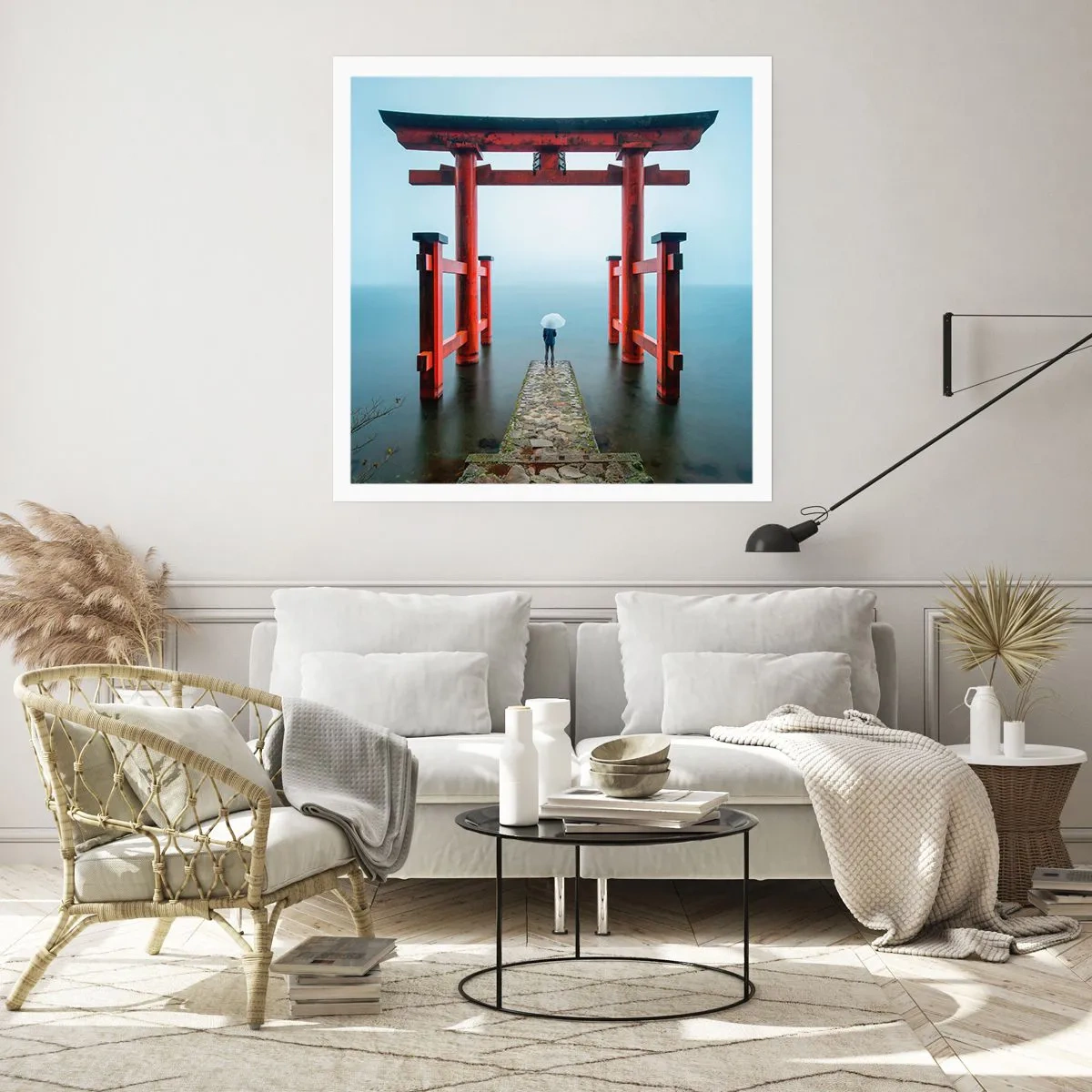 Poster - Japanse mijmering - 50x50 cm