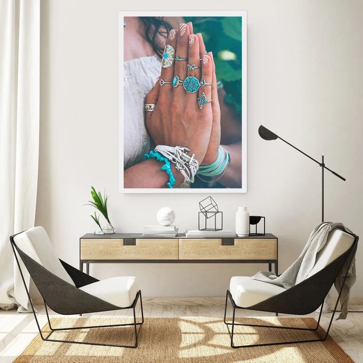 Poster - Welkom in het centrum van het zijn - 50x70 cm