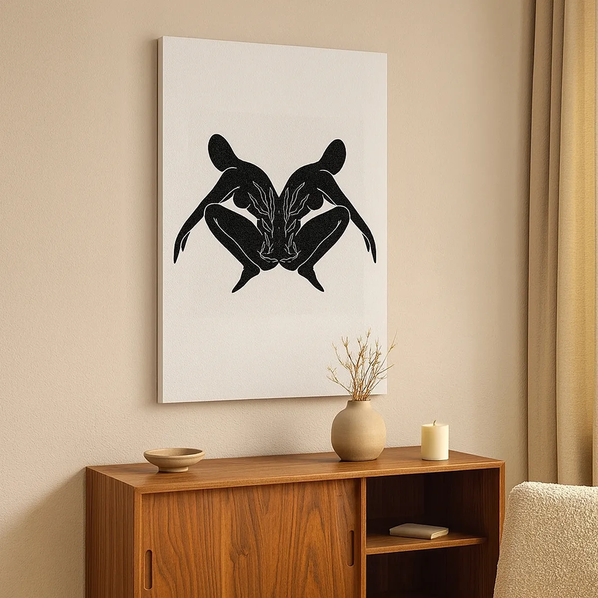 Schilderen op canvas - Een gemeenschappelijke ziel - 50x70 cm