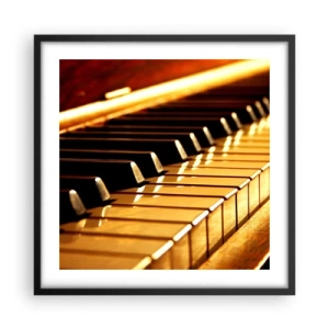 Poster in een zwarte lijst - Eindeloze mogelijkheden - 50x50 cm