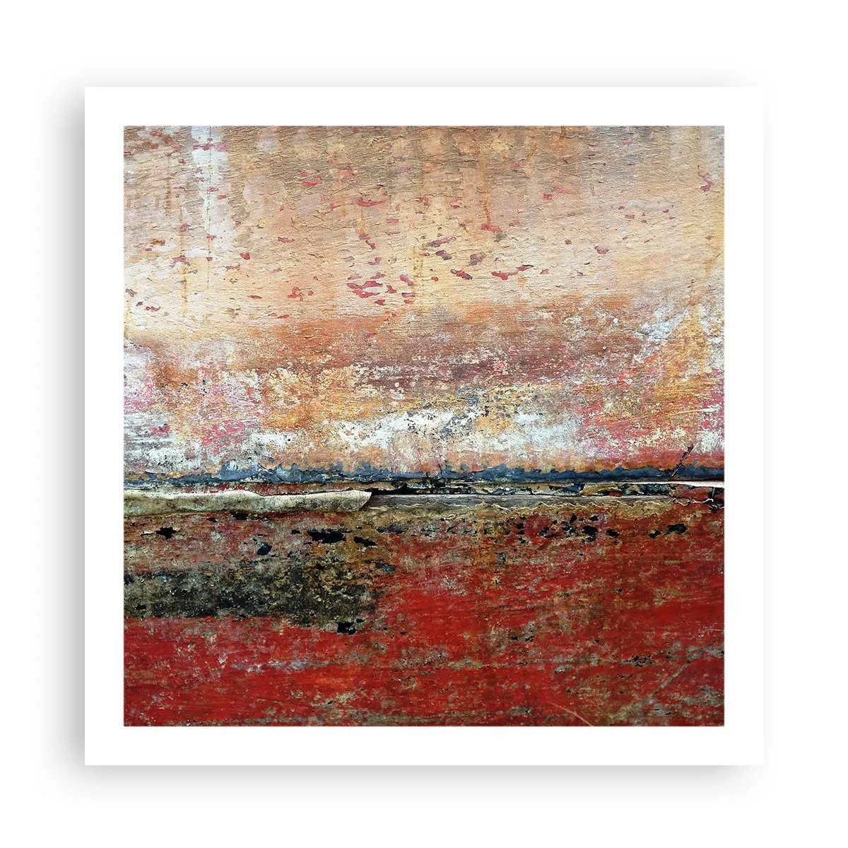 Poster - Wellicht is het de zee - 60x60 cm