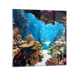 Schilderen op glas - Je hebt het niet eens gedroomd - 60x60 cm